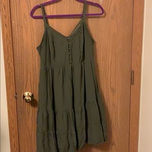 Green summer dress